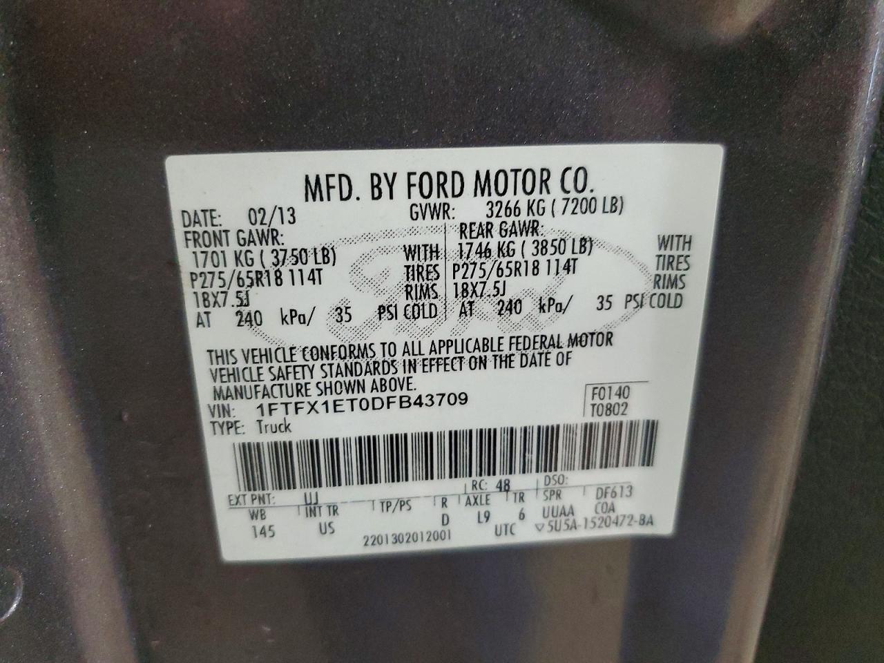 2013 FORD F-150