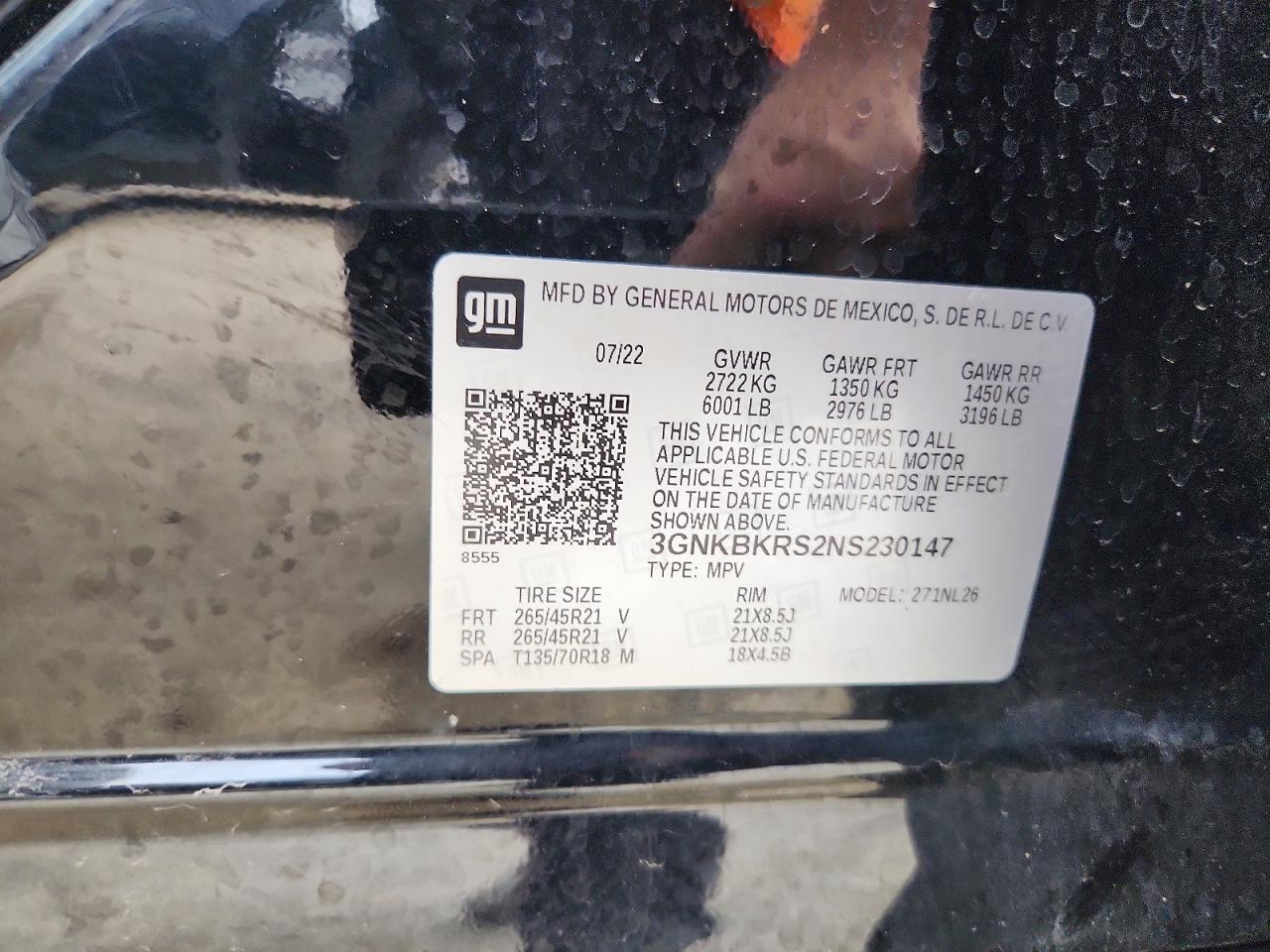 2022 CHEVROLET BLAZER