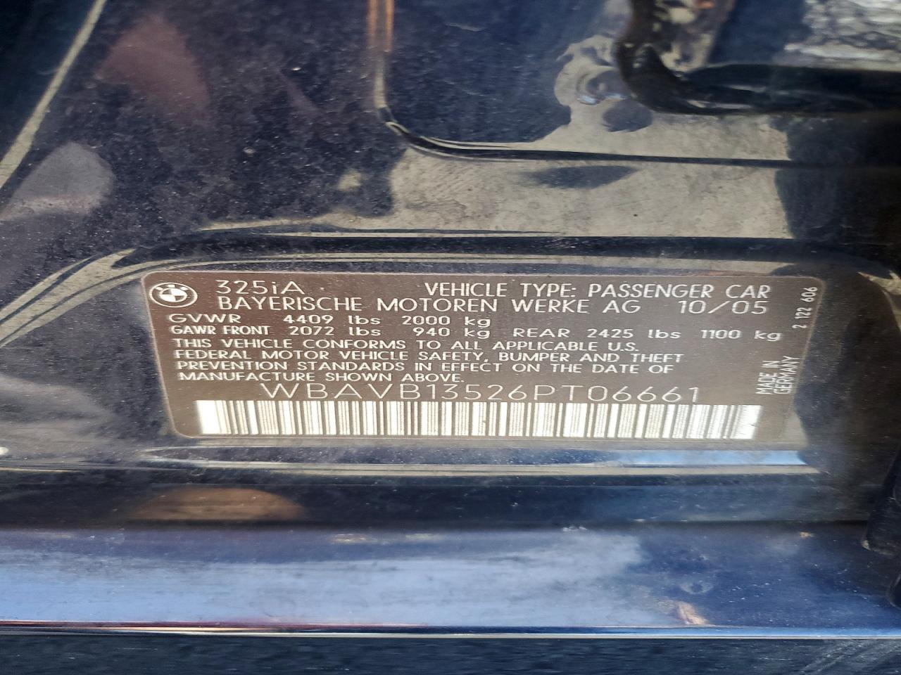 2006 BMW 3 SERIES