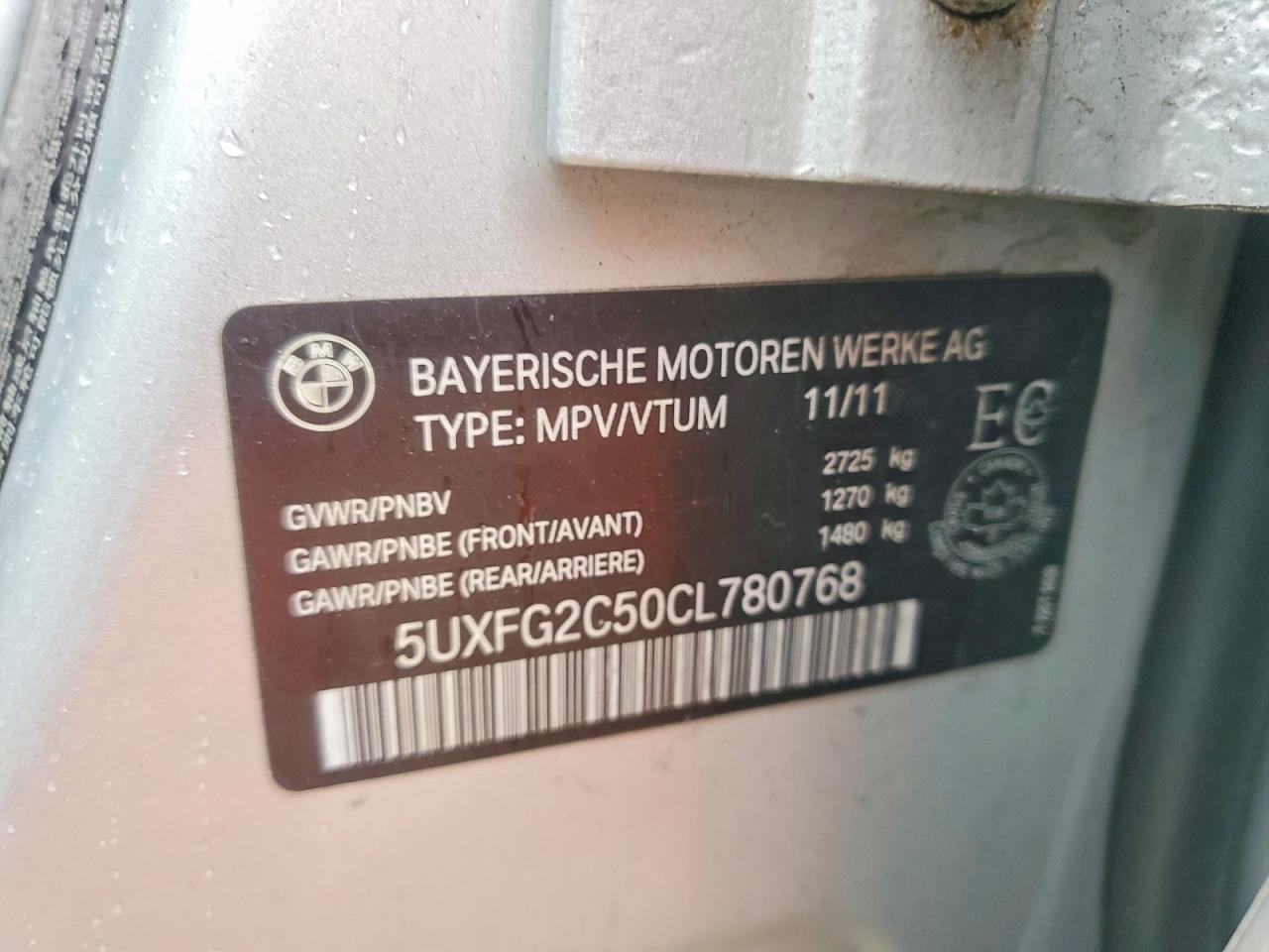 2012 BMW X6