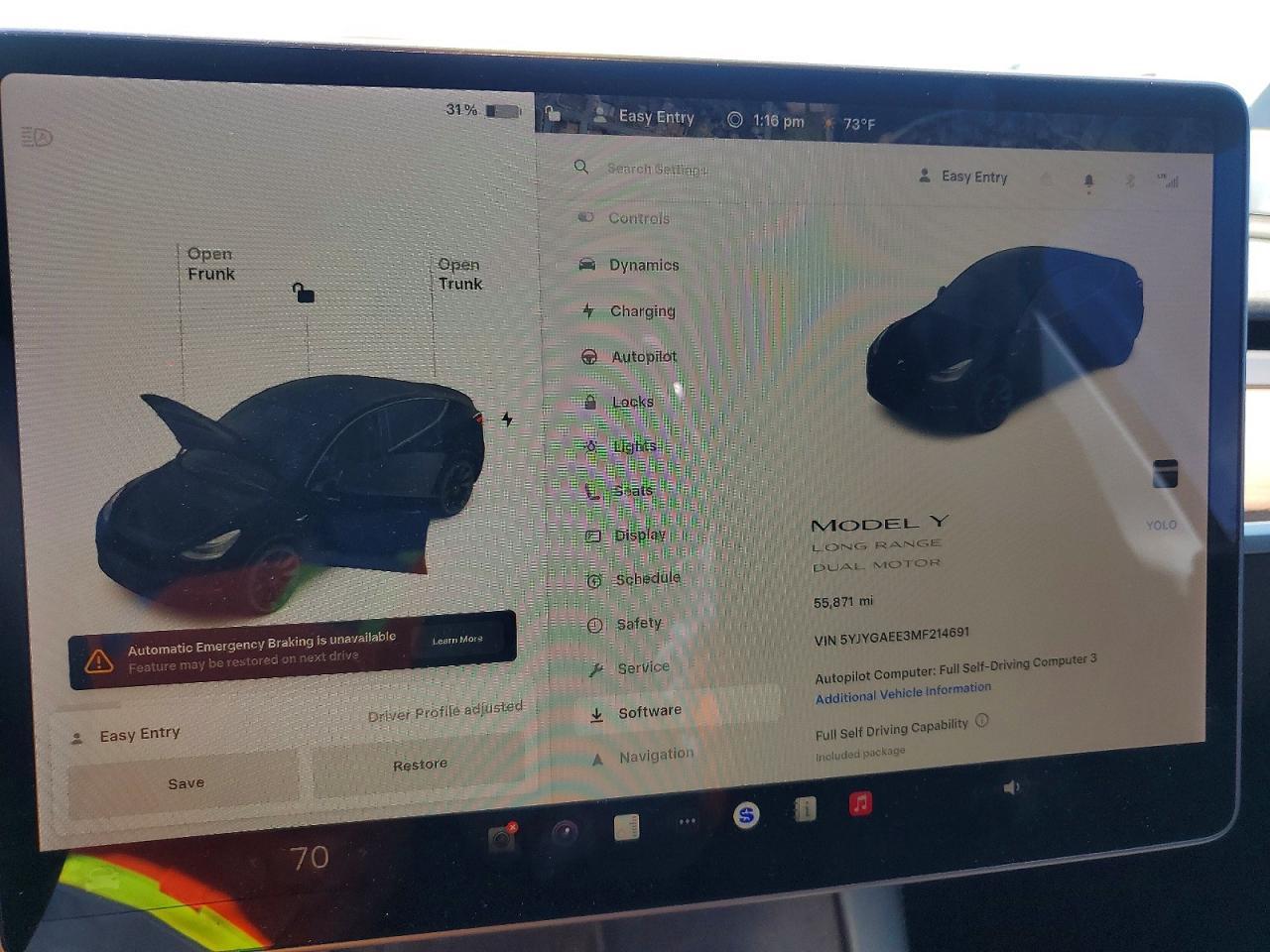 2021 TESLA MODEL Y