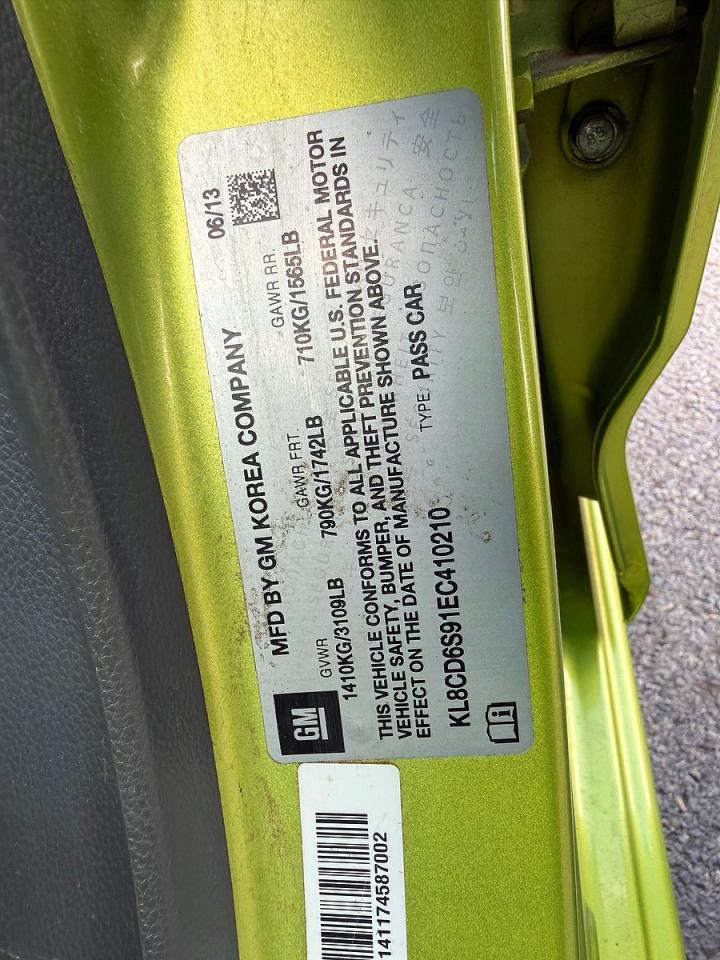 2014 CHEVROLET Spark