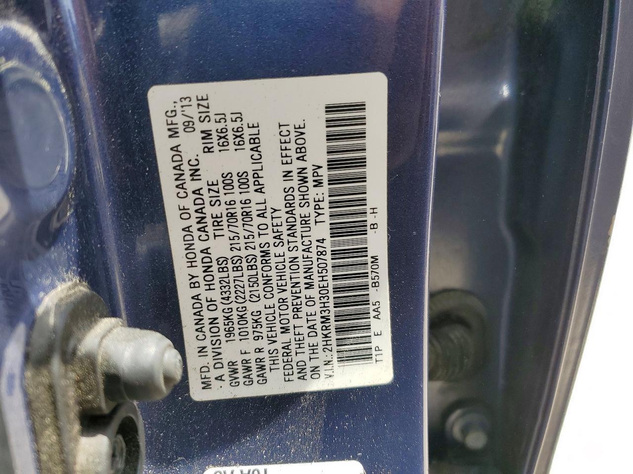 2014 HONDA CR-V