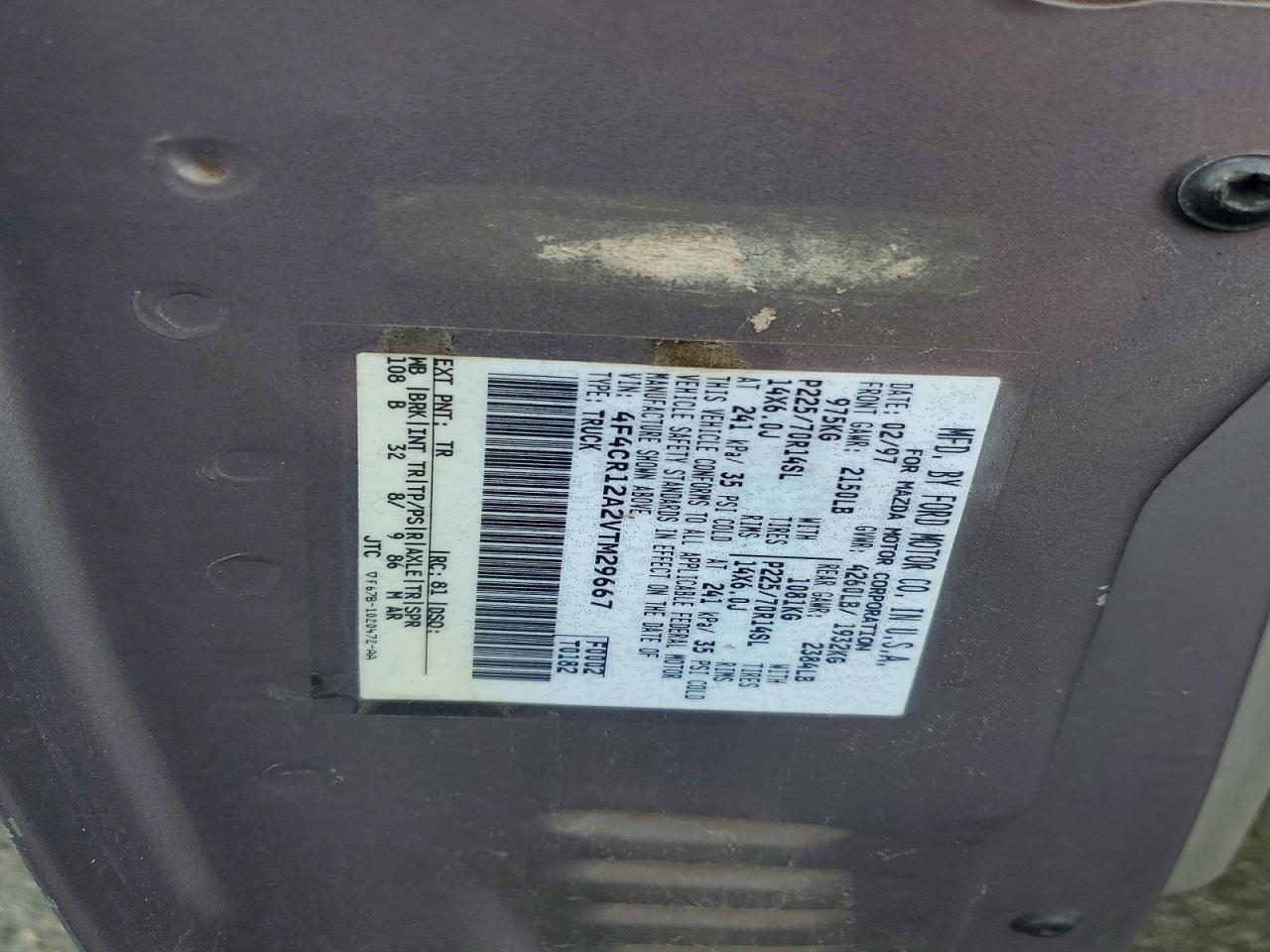1997 MAZDA B2300