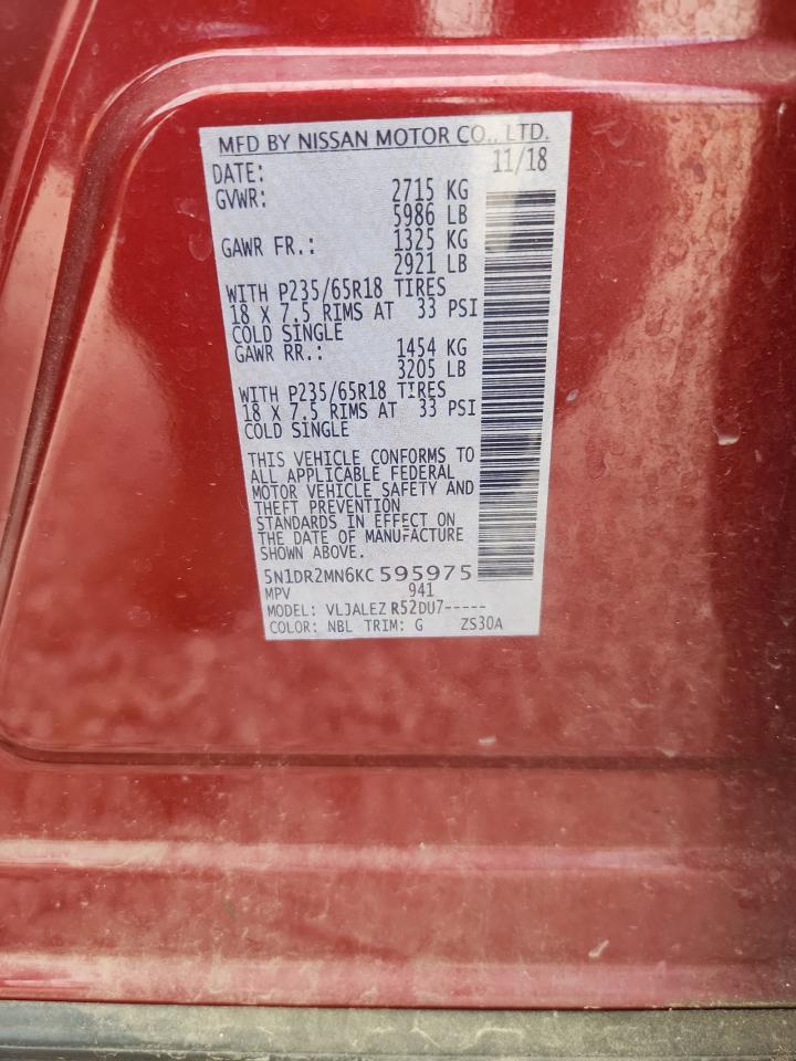 2019 NISSAN PATHFINDER