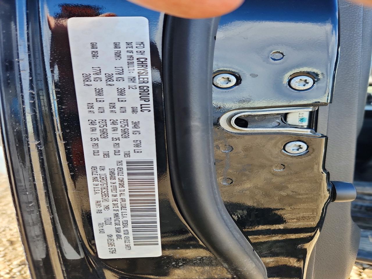 2012 DODGE RAM 1500