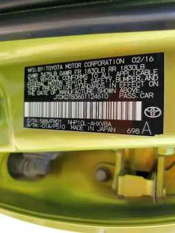 2016 TOYOTA Prius c