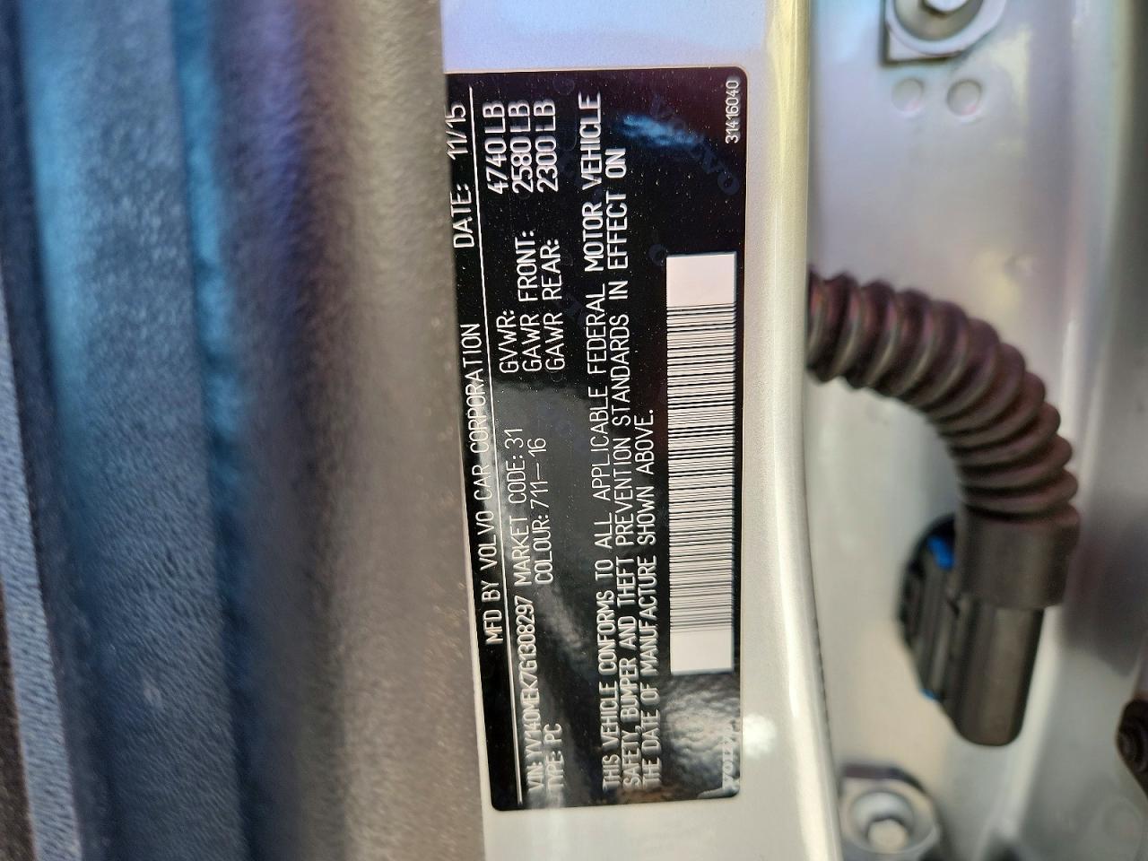 2016 VOLVO V60