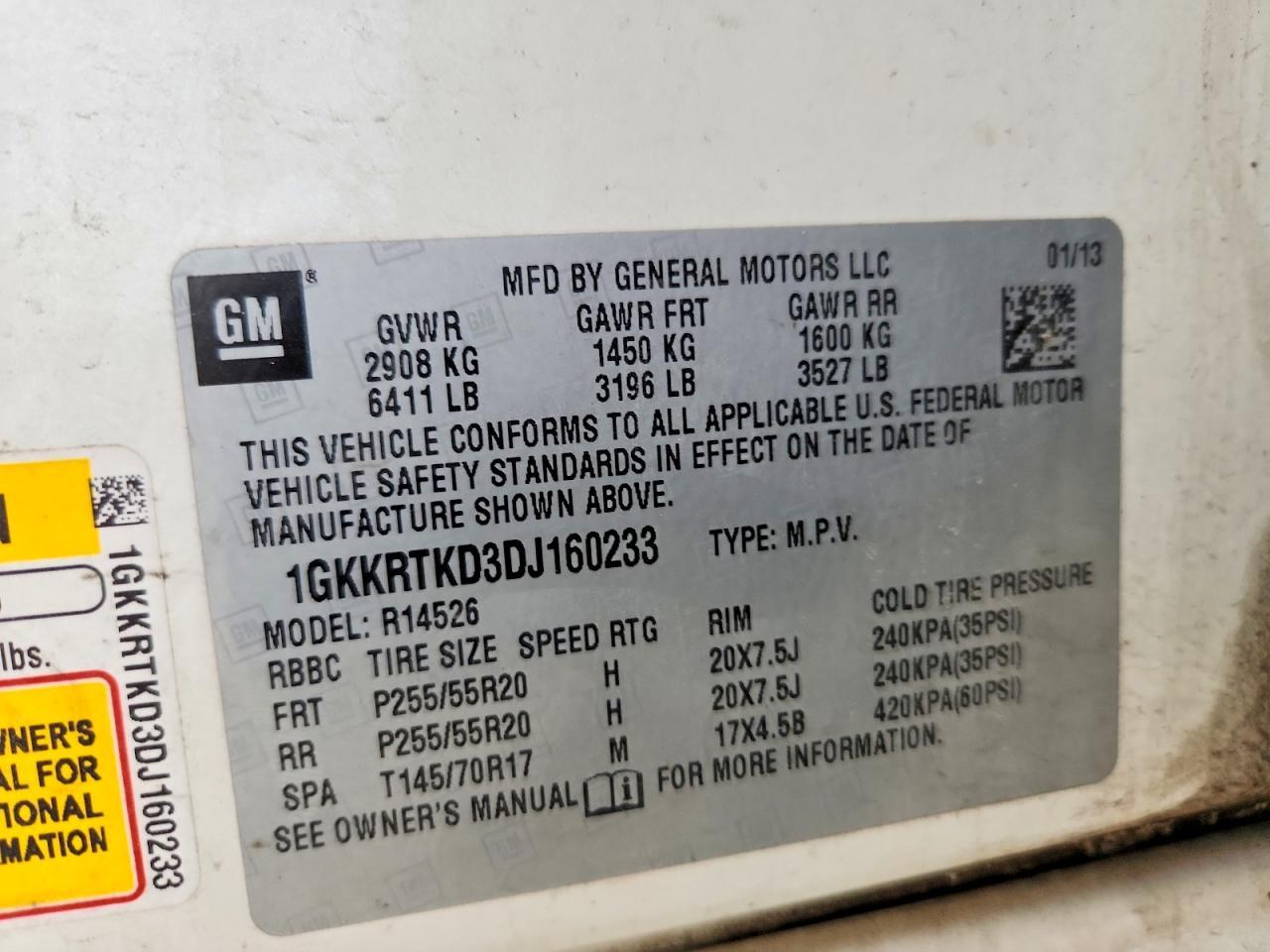 2013 GMC ACADIA