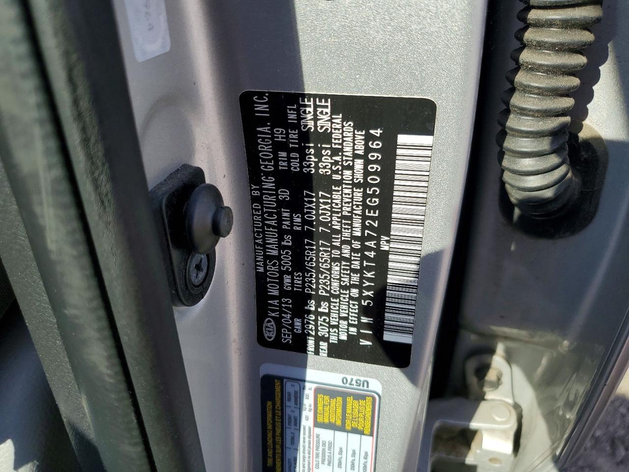 2014 KIA SORENTO