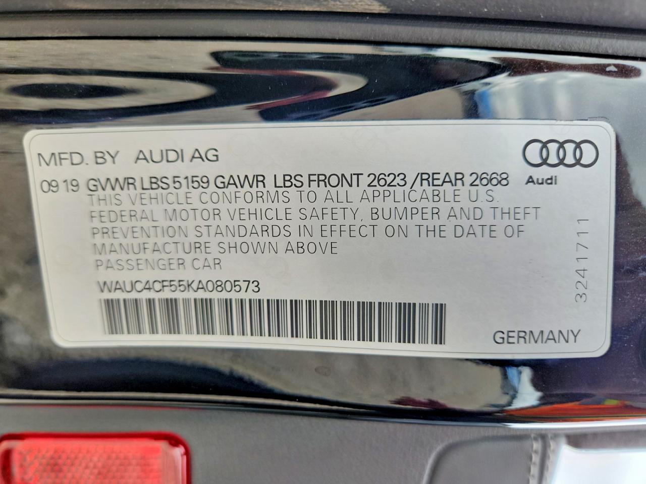 2019 AUDI S5