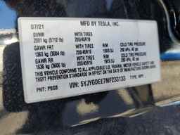 2021 TESLA MODEL Y