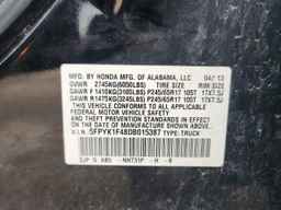 2013 HONDA Ridgeline