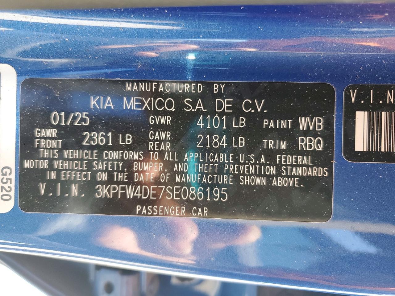 2025 KIA K4