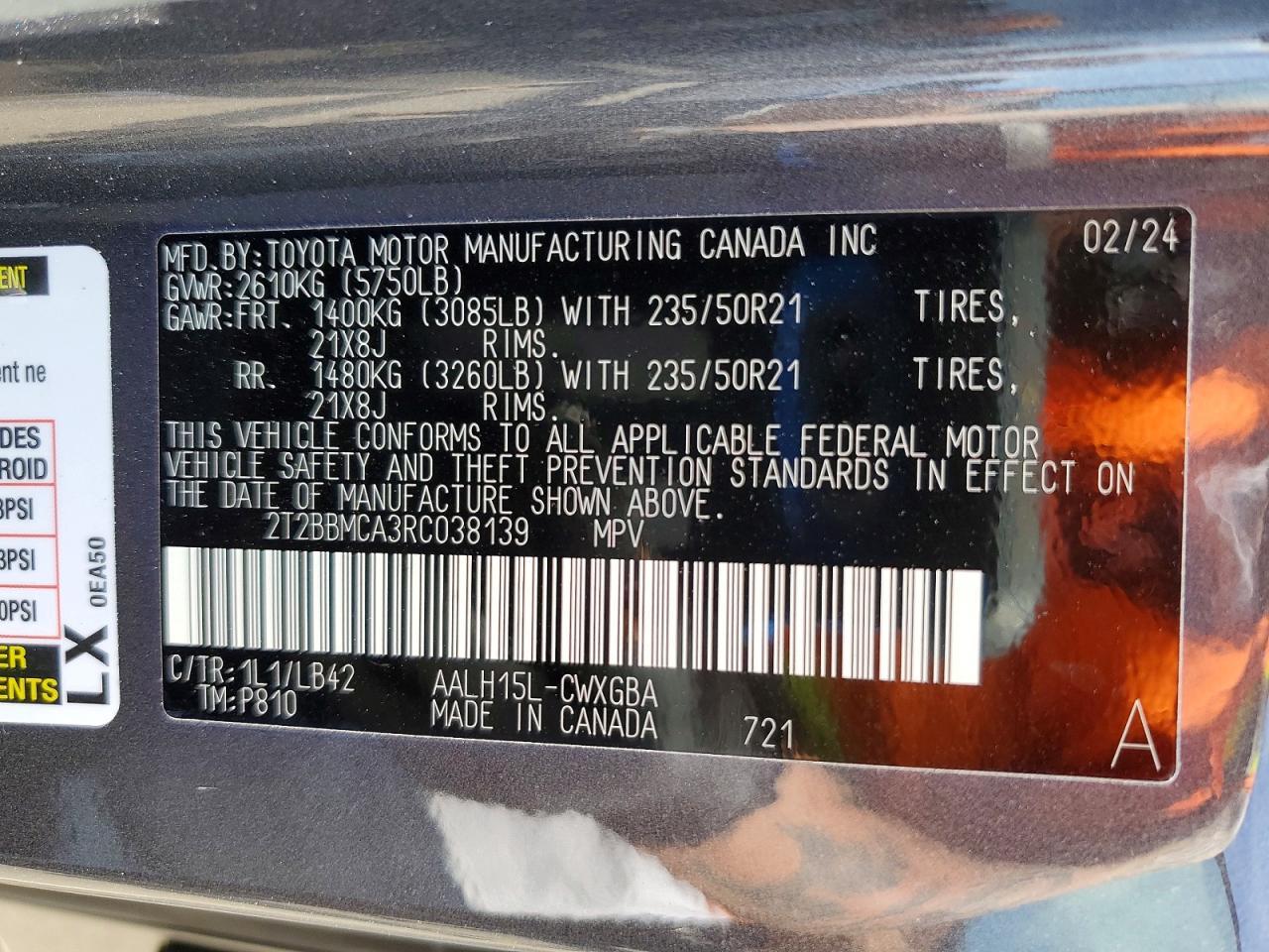 2024 LEXUS RX 350H