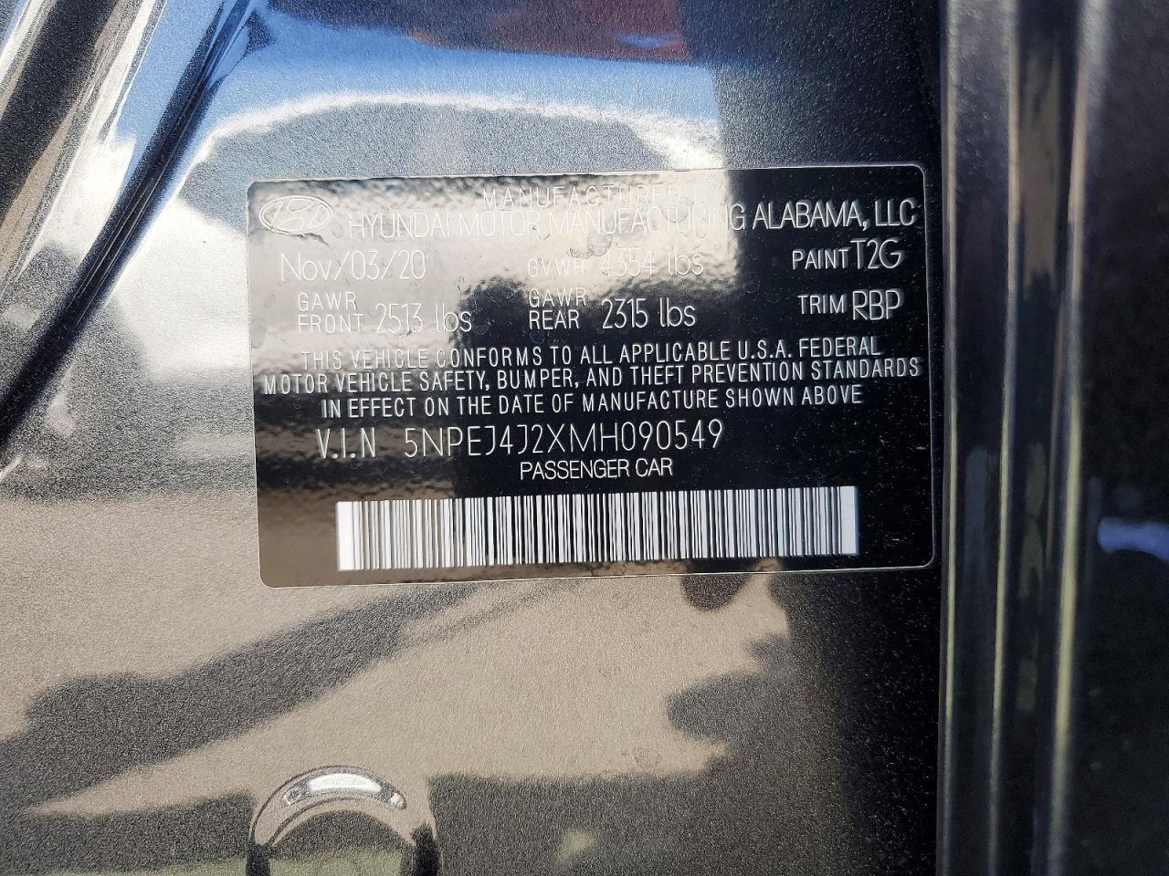 2021 HYUNDAI SONATA