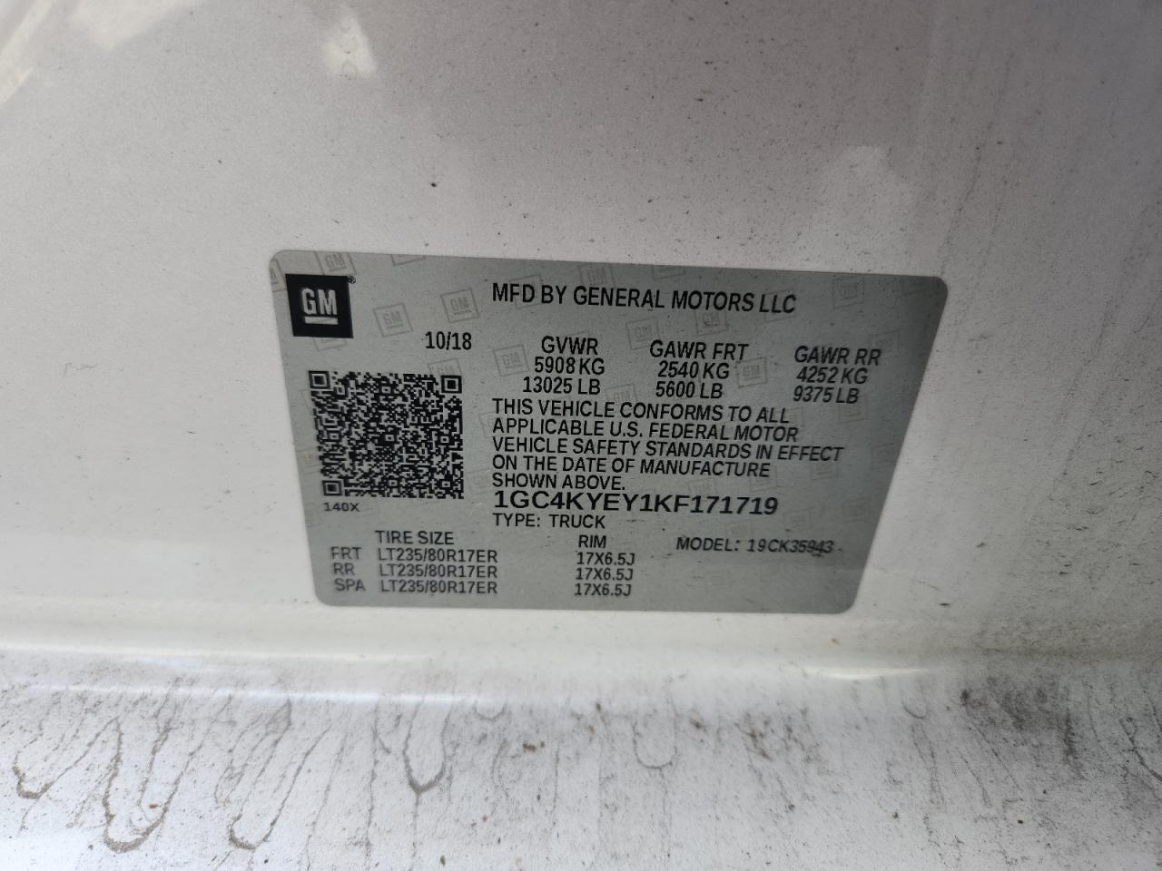 2019 CHEVROLET 3500