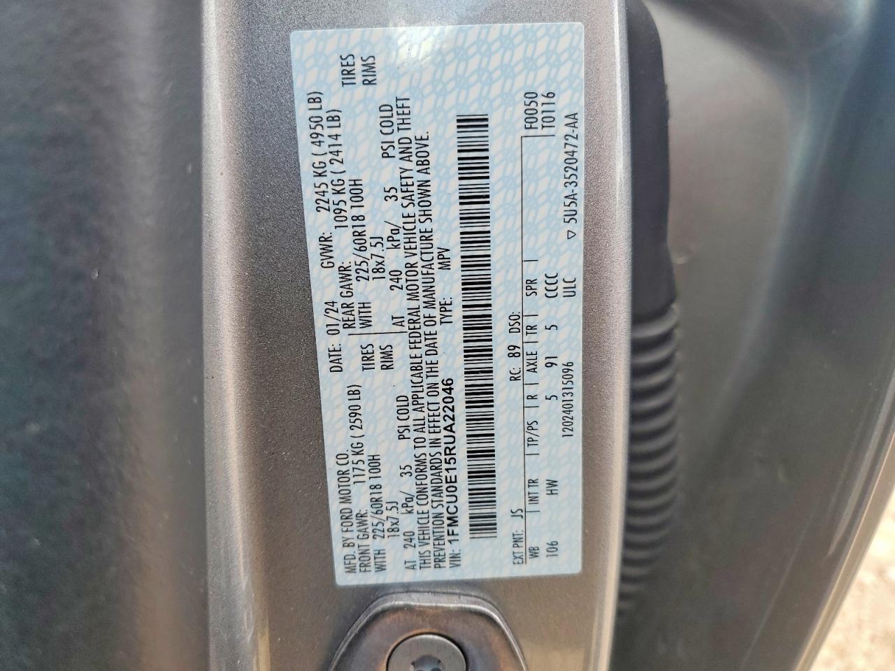 2024 FORD ESCAPE