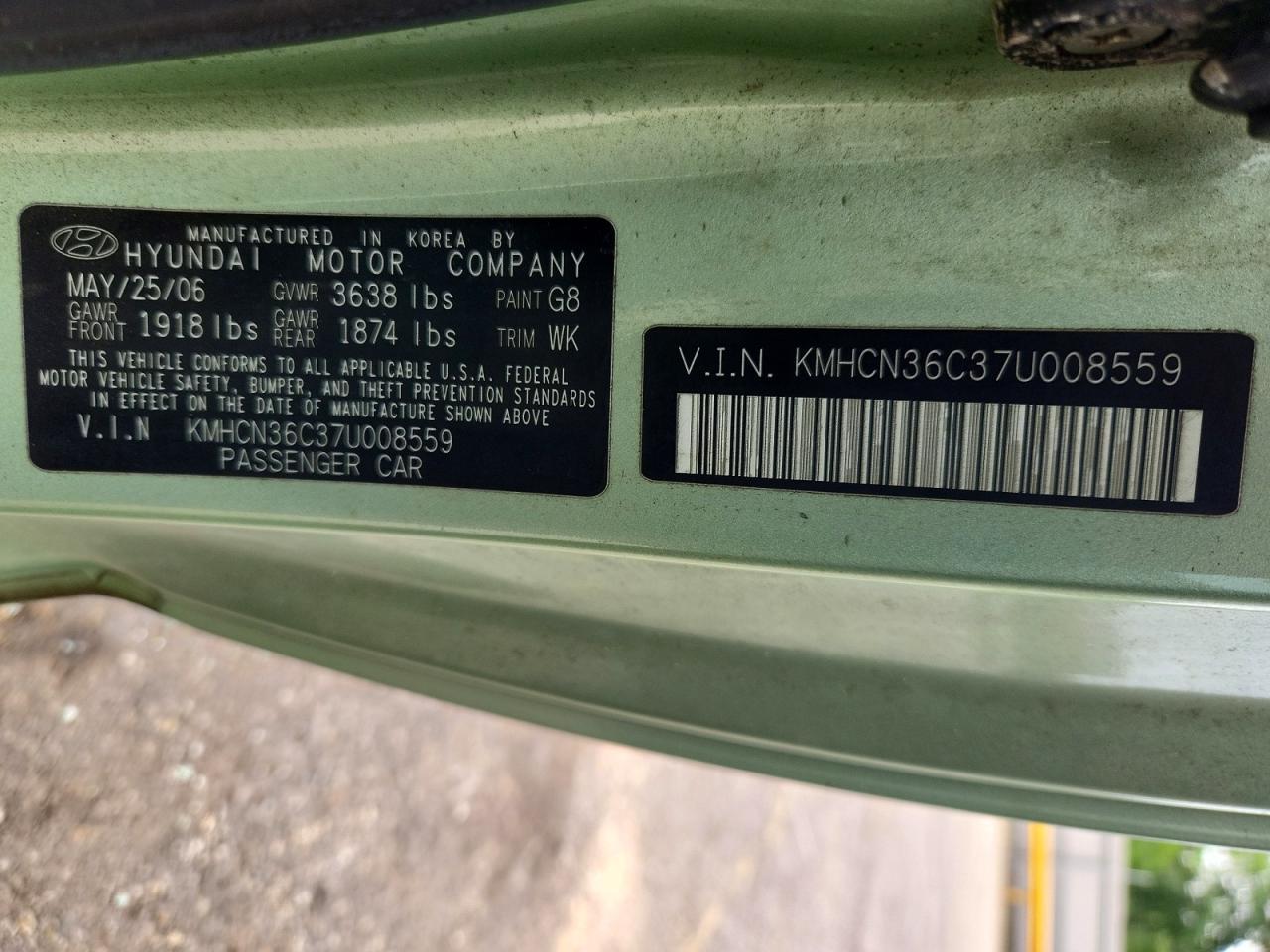 2007 HYUNDAI ACCENT