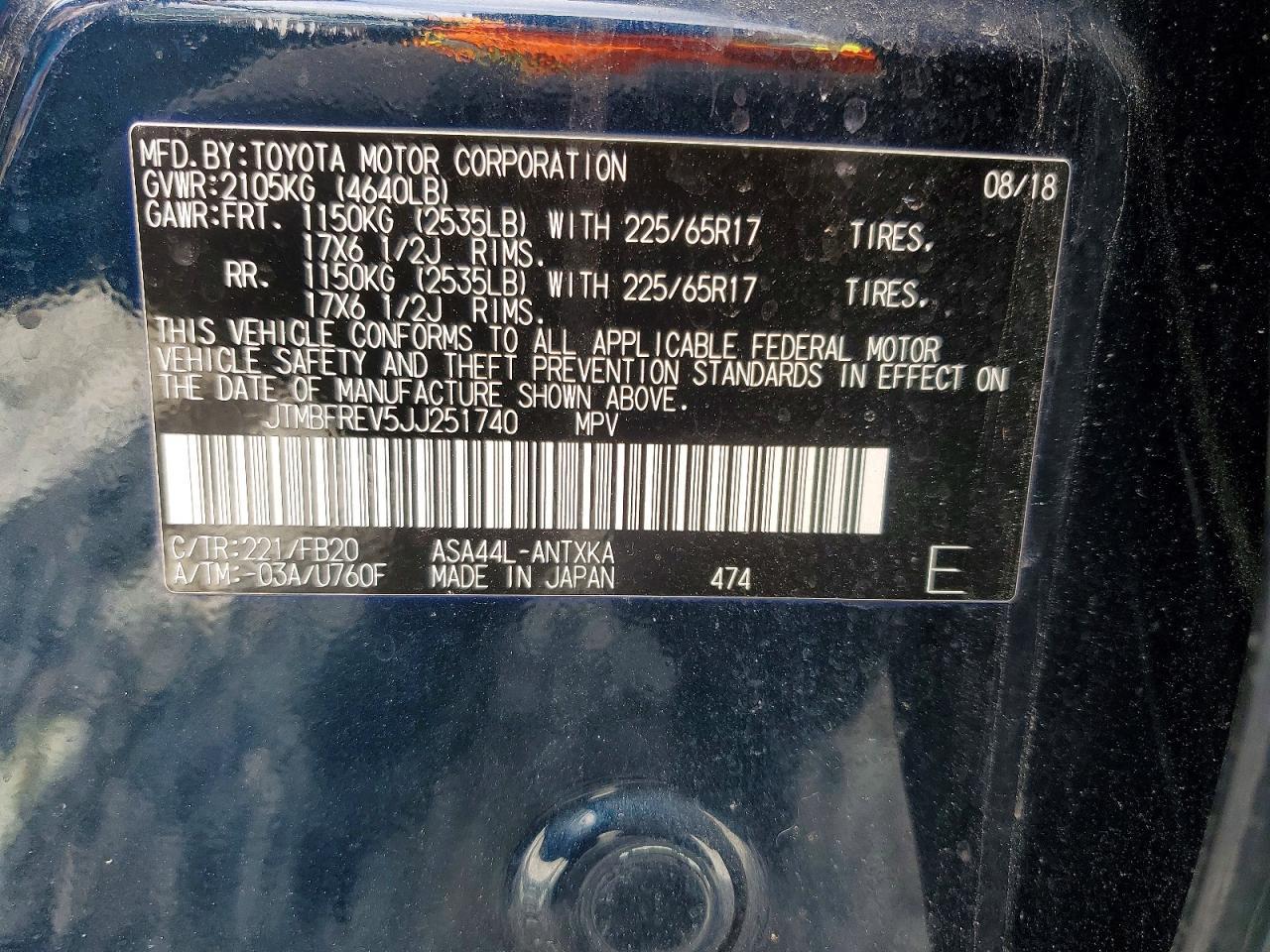 2018 TOYOTA RAV4