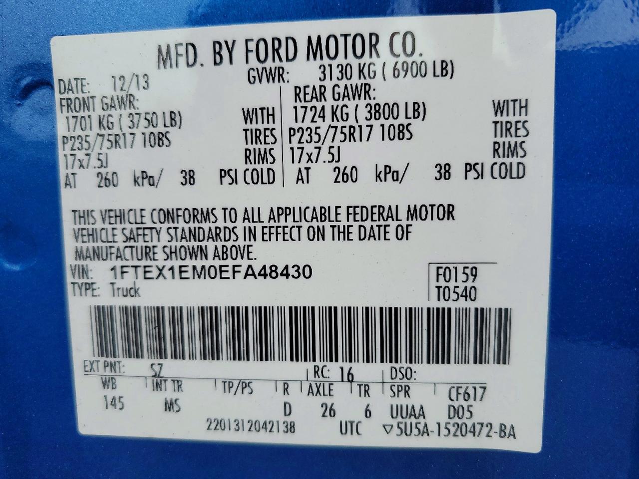 2014 FORD F-150