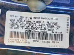 2008 TOYOTA COROLLA