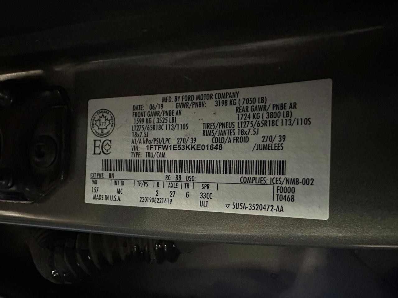 2019 FORD F-150 Lightning