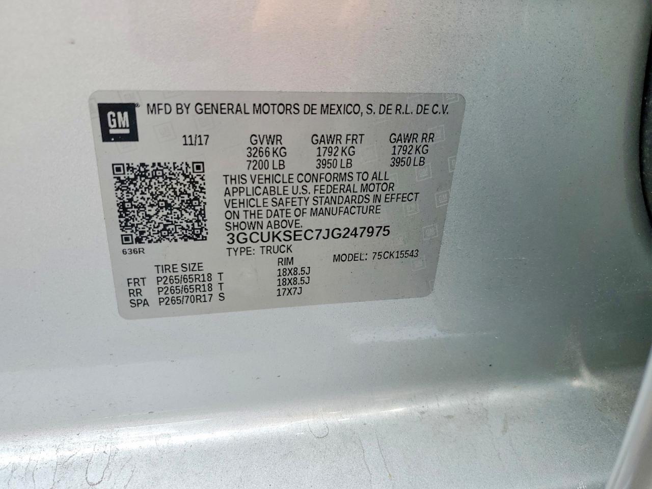 2018 CHEVROLET Silverado