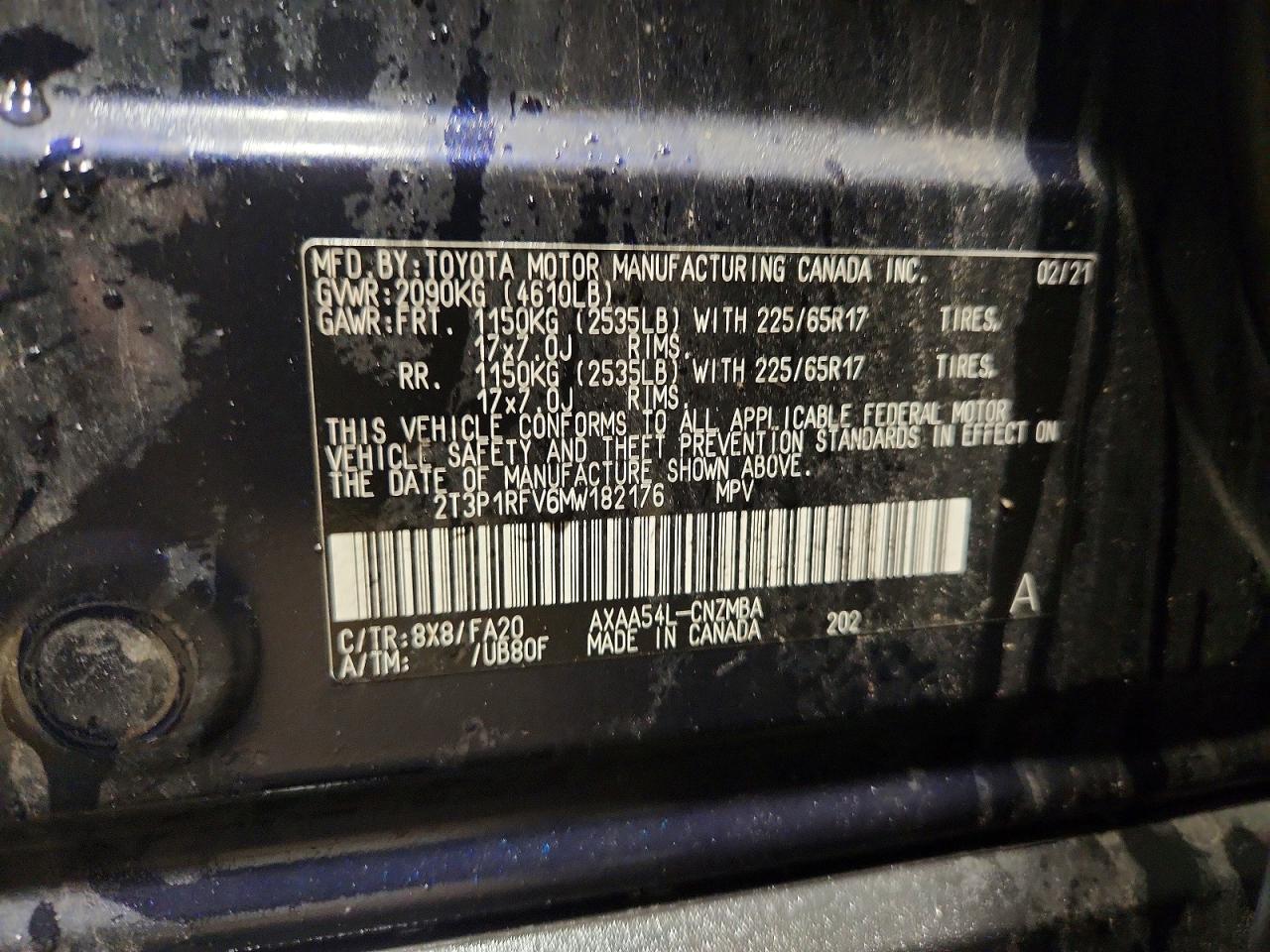 2021 TOYOTA RAV4