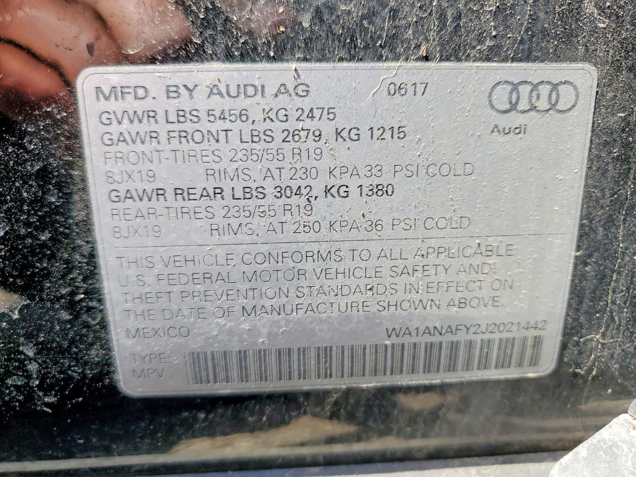 2018 AUDI Q5