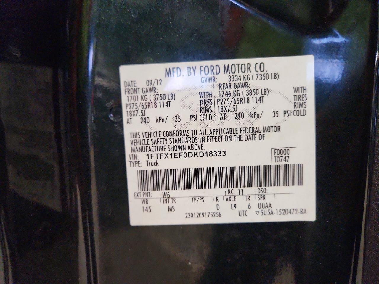 2013 FORD F-150