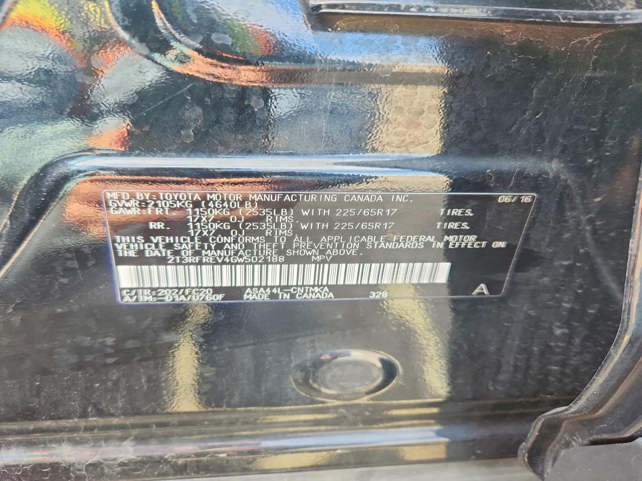 2016 TOYOTA RAV4