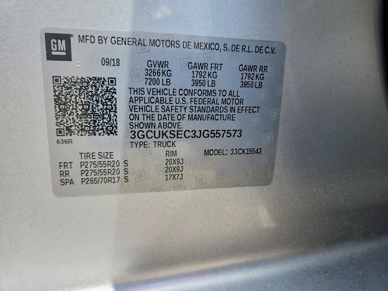 2018 CHEVROLET Silverado