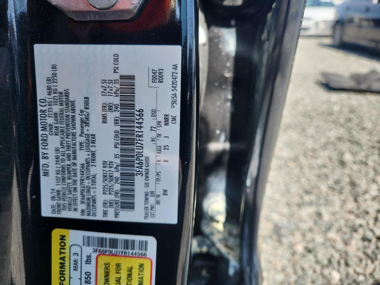 2015 FORD FUSION