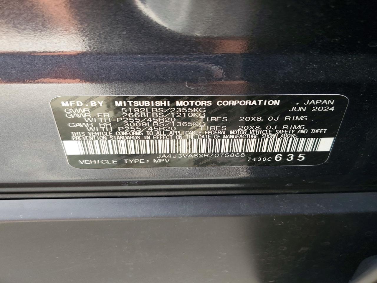 2024 MITSUBISHI outlander