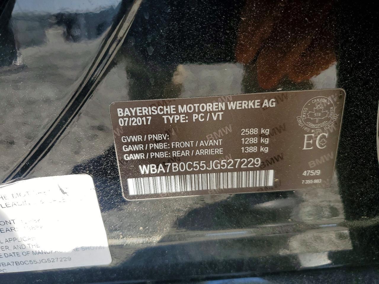 2018 BMW 7 series