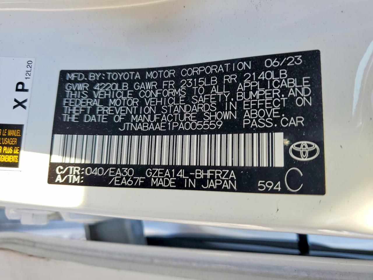 2023 TOYOTA GR Corolla
