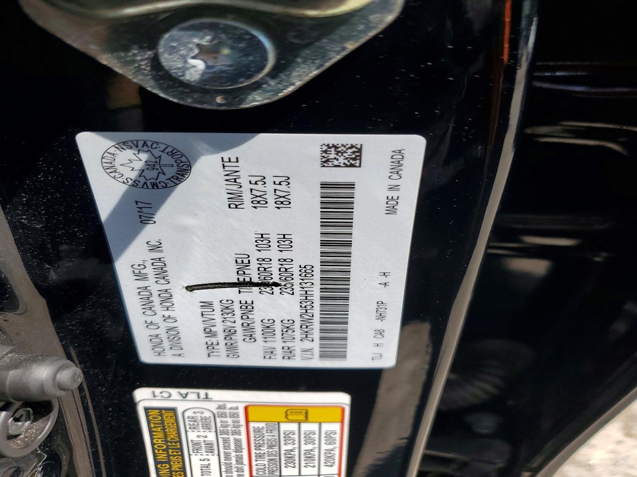 2017 HONDA CR-V