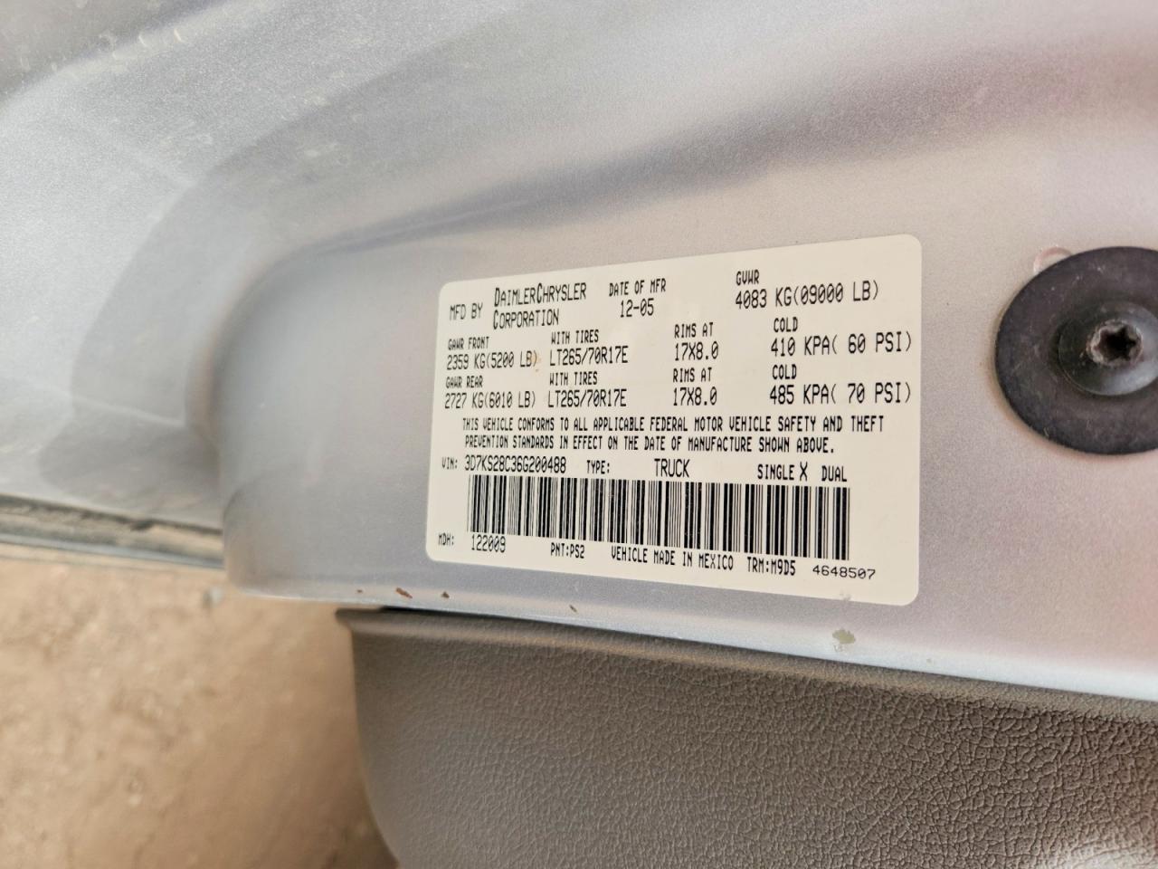 2006 DODGE Ram 2500