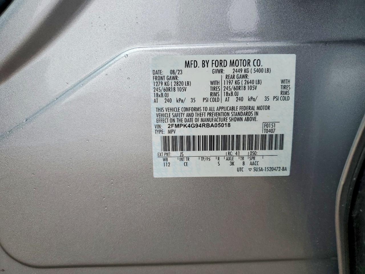 2024 FORD EDGE