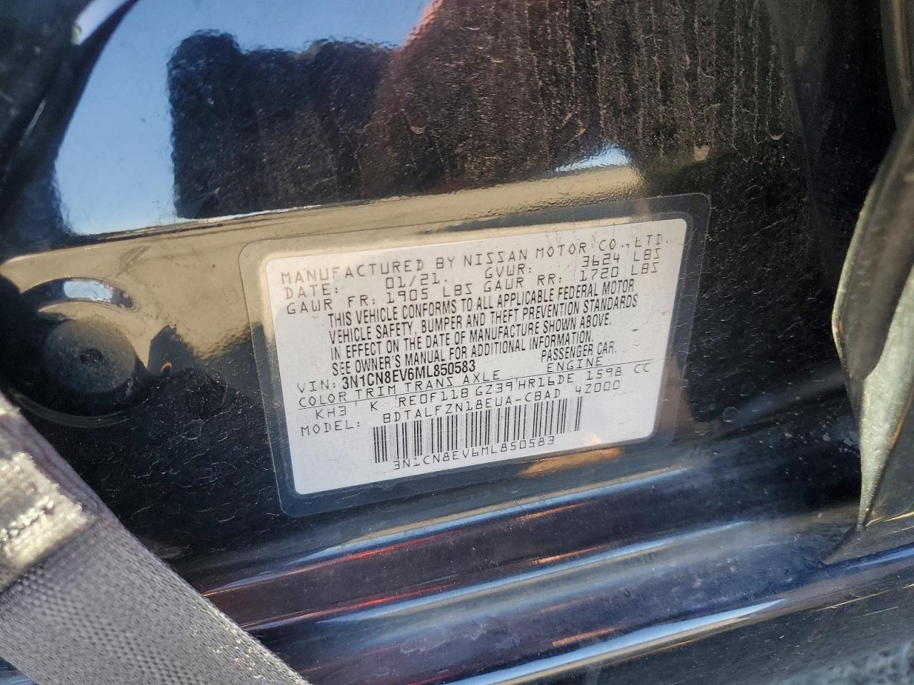 2021 NISSAN VERSA