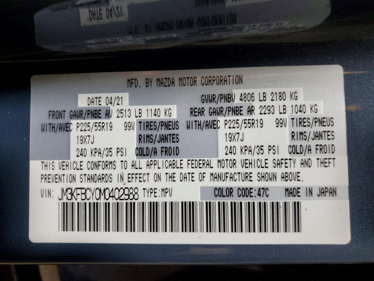 2021 MAZDA CX-5