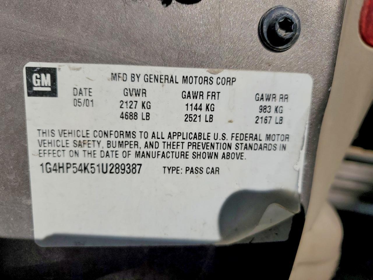 2001 BUICK Lesabre