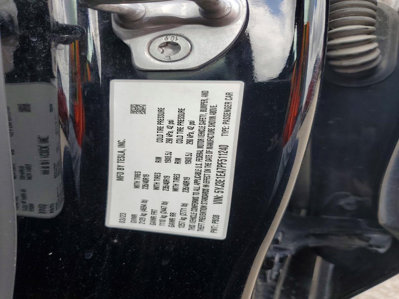 2023 TESLA MODEL 3
