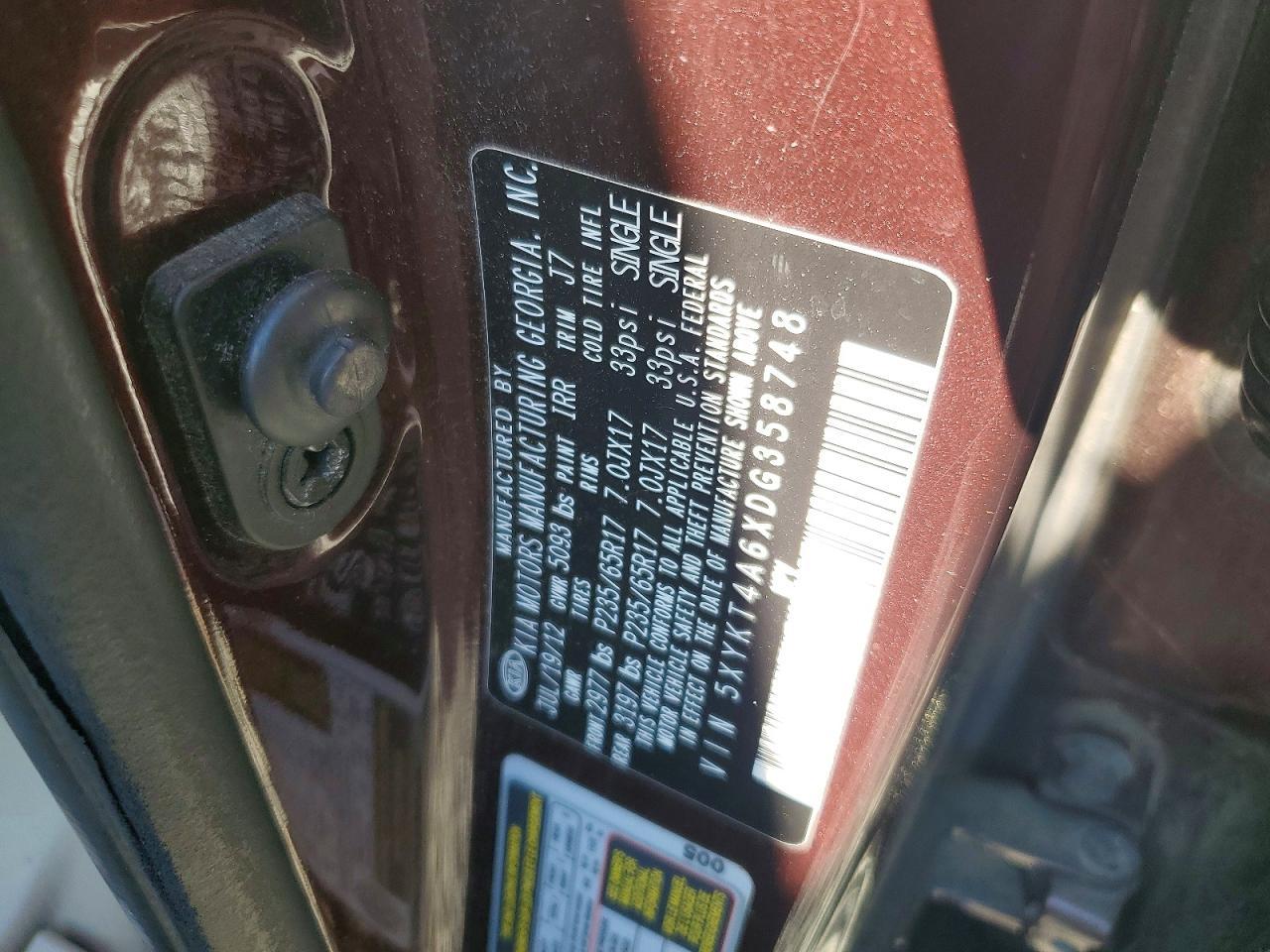 2013 KIA SORENTO