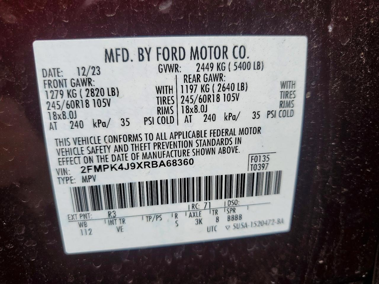 2024 FORD EDGE