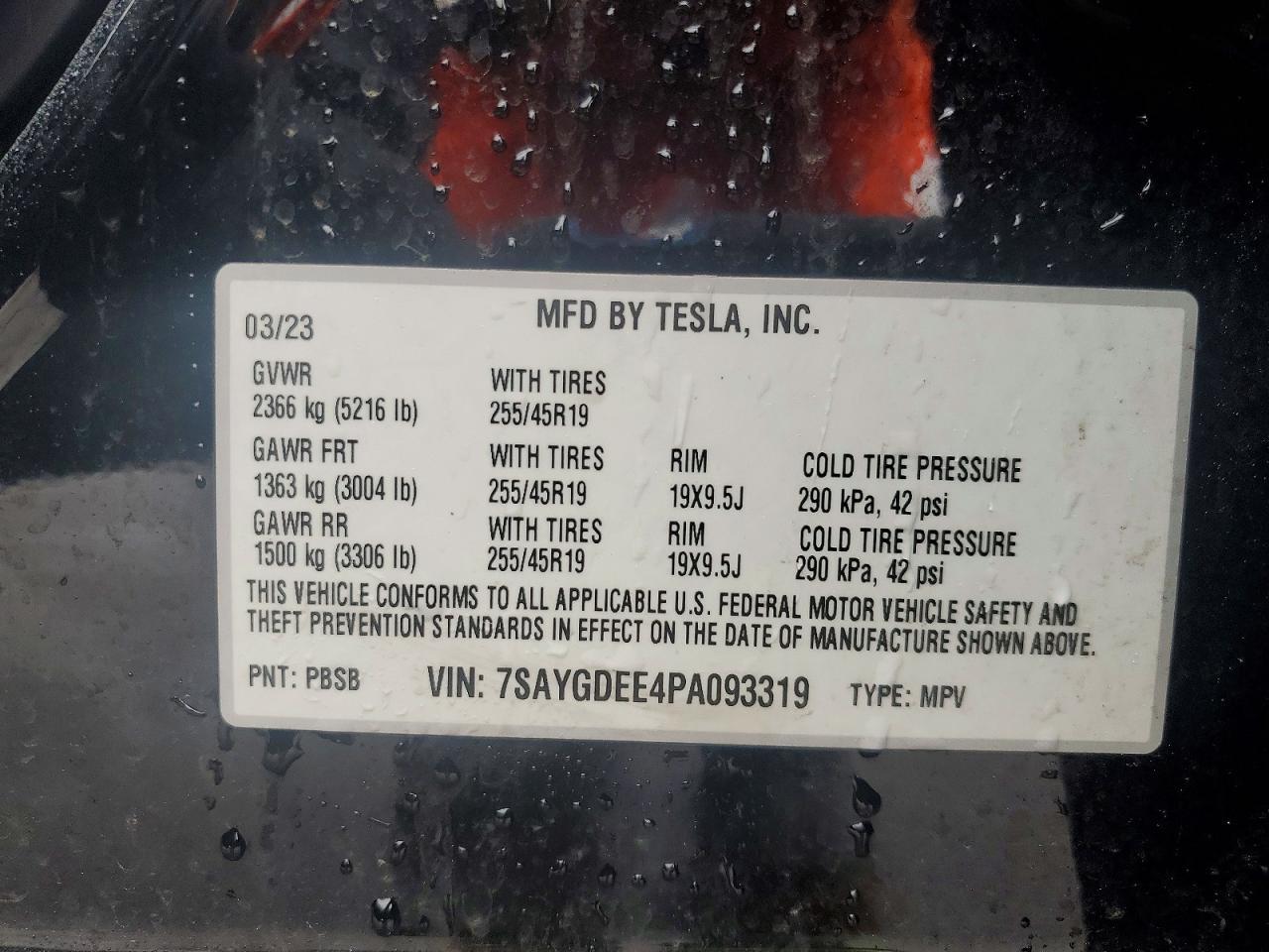 2023 TESLA MODEL Y