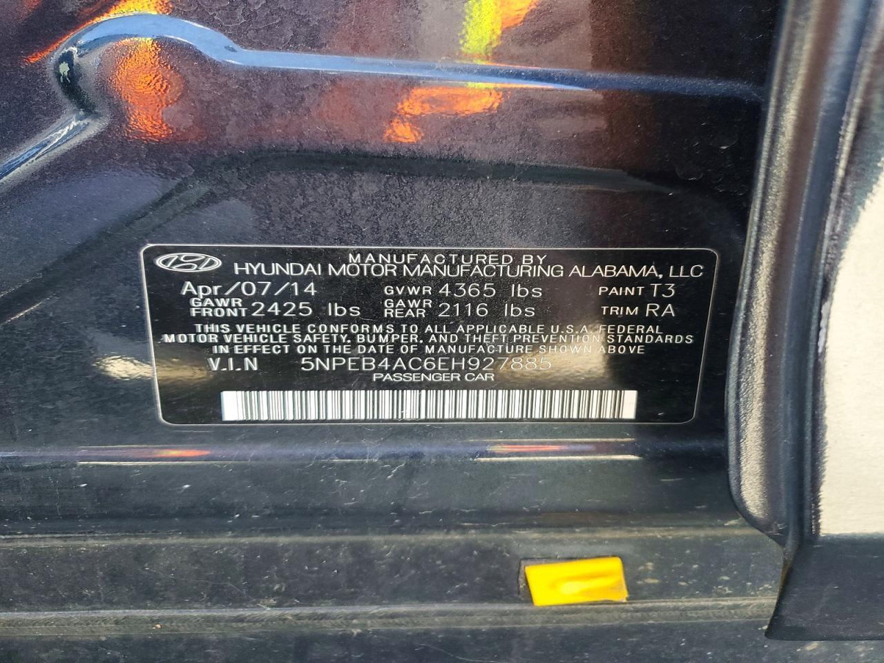 2014 Hyun Sonata