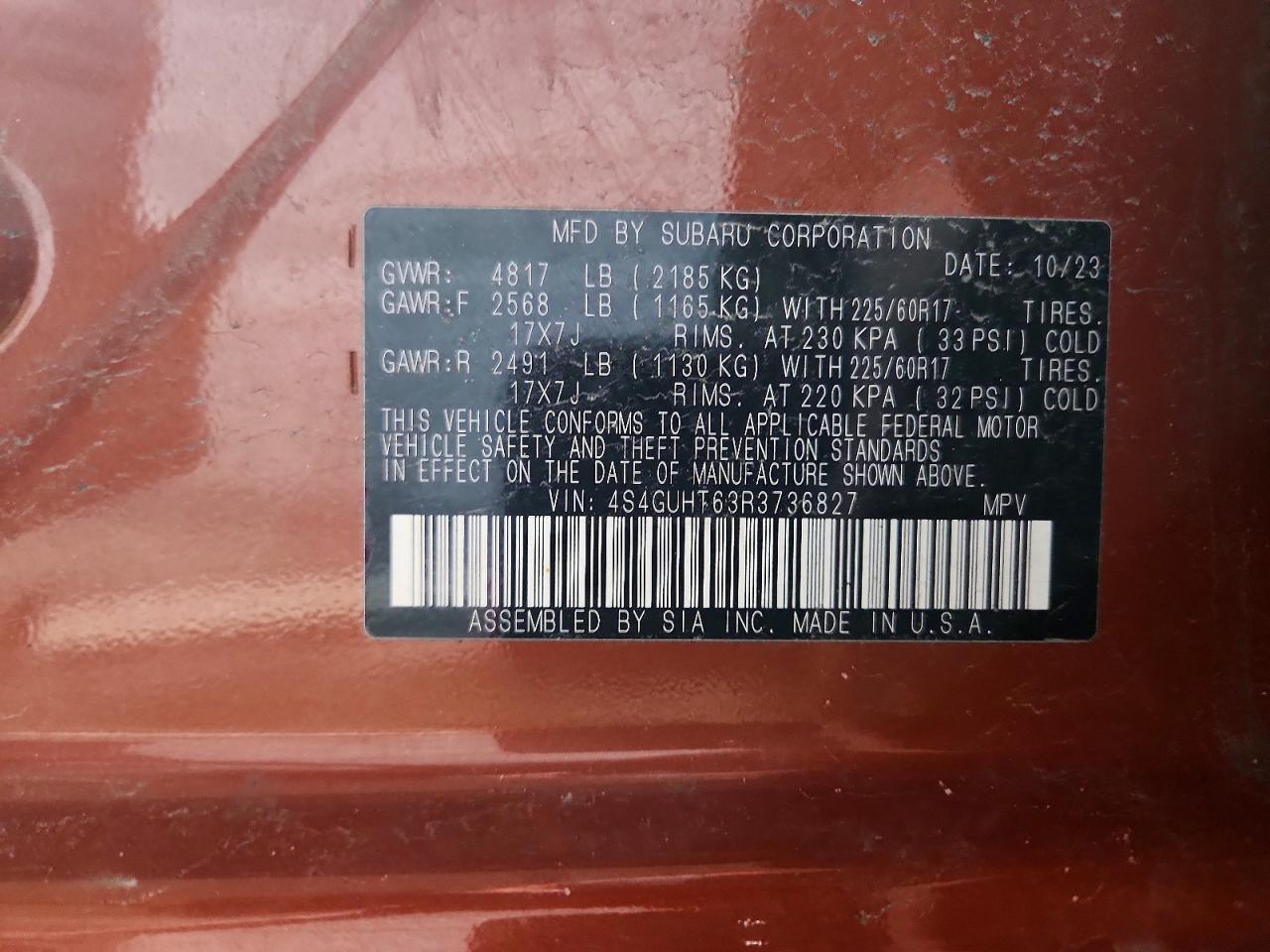 2024 SUBARU Crosstrek