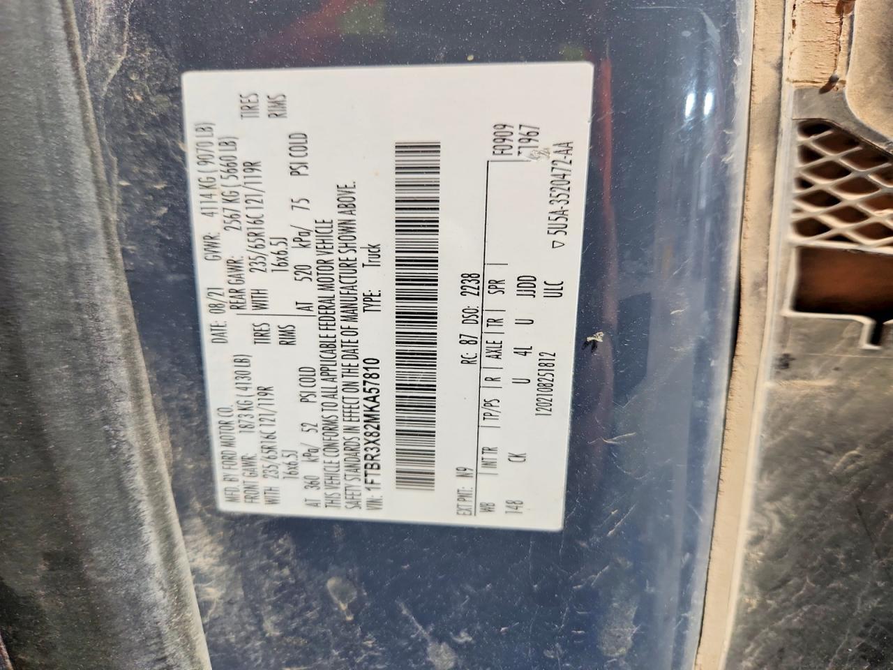 2021 FORD Transit